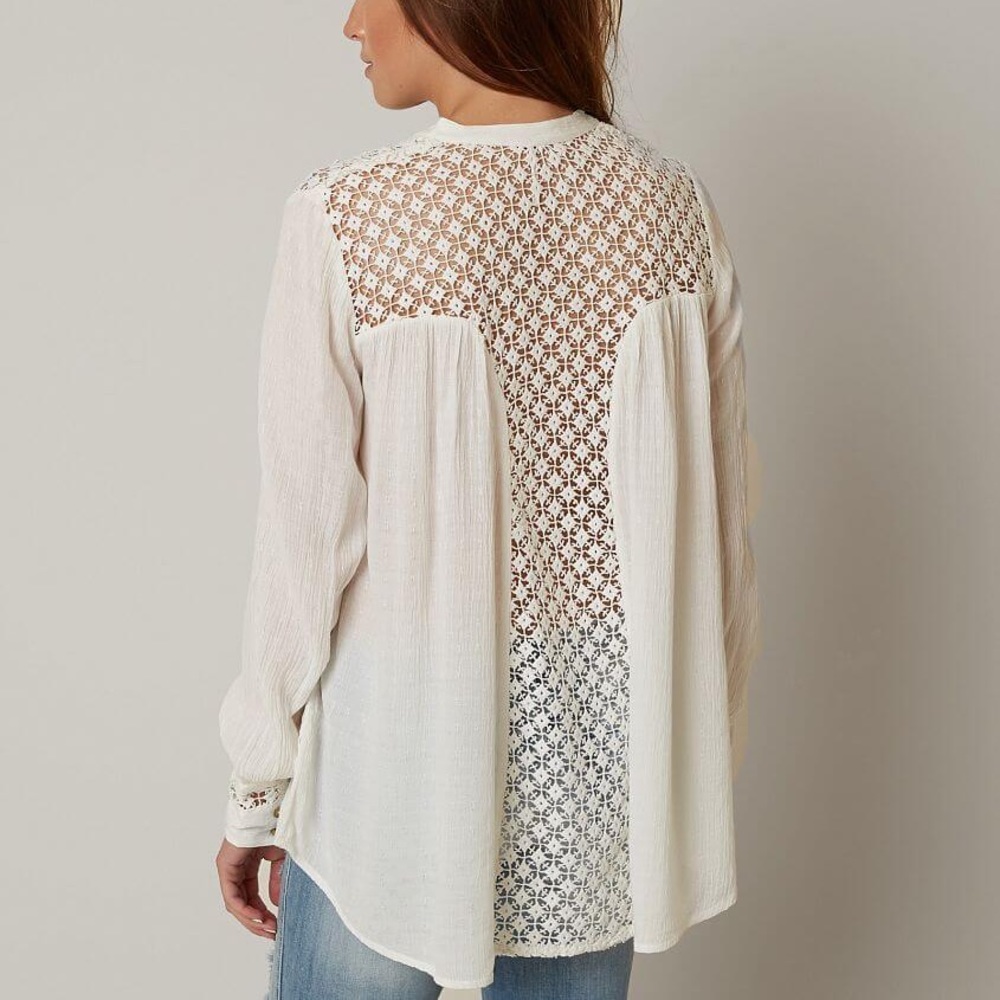 Free People Womens The Best Button Down Blouse